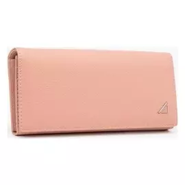 Кошелёк женский, 3 отдела на магнитах, цвет розовый