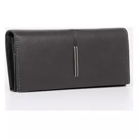 Кошелёк женский, 3 отдела на магнитах, цвет серый