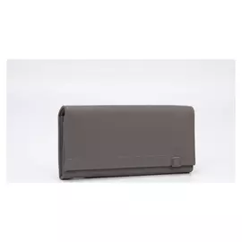 Кошелёк женский, 3 отдела на магнитах, цвет серый