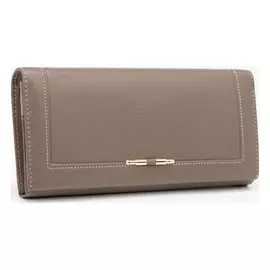 Кошелёк женский, 3 отдела на магнитах, цвет серый