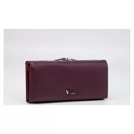 Кошелёк женский, 4 отдела на магнитах, цвет фиолетовый