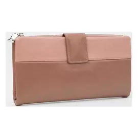 Кошелёк женский, 4 отдела на магните, цвет пудра