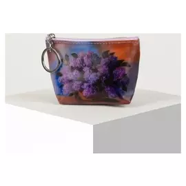 Кошелёк женский Цветы, отдел на молнии, цвет разноцветный
