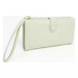 Кошелёк женский, отдел на кнопке, цвет зелёный