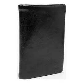 Кошелёк женский, отдел на магните, цвет чёрный