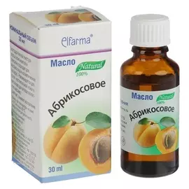 Косметическое масло "Абрикос", 100% натуральное, 30 мл