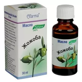 Косметическое масло "Жожжоба", 100% натуральное, 30 мл
