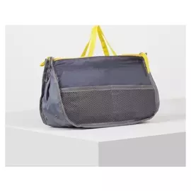 Косметичка дорожная, 3 отдела на молниях, 10 наружных карманов, цвет серый