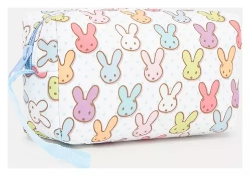 Косметичка на молнии, цвет белый