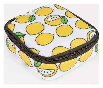 Косметичка на молнии, цвет белый