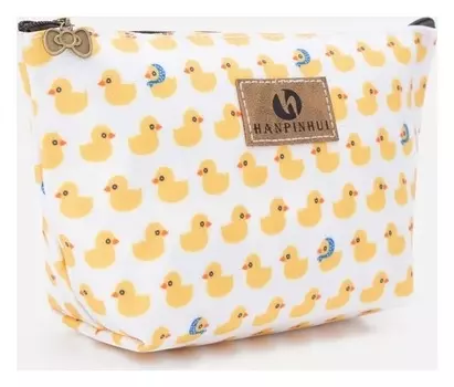 Косметичка на молнии, цвет белый