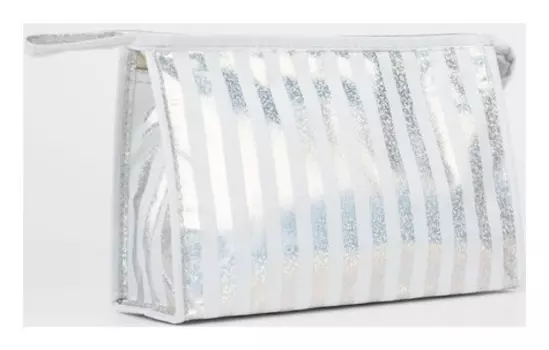 Косметичка на молнии, цвет белый