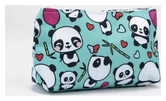 Косметичка на молнии, цвет бирюзовый