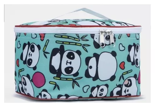 Косметичка на молнии, цвет бирюзовый