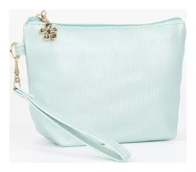 Косметичка на молнии, цвет мятный