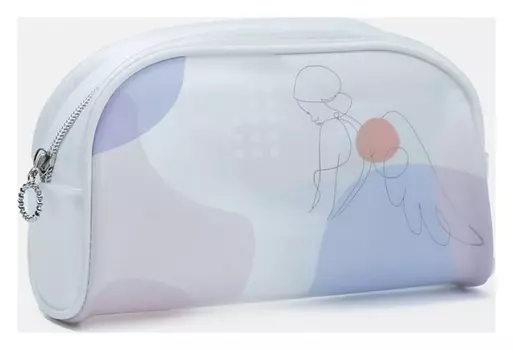 Косметичка на молнии, цвет разноцветный/полупрозрачный