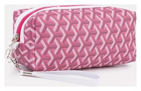 Косметичка на молнии, цвет розовый