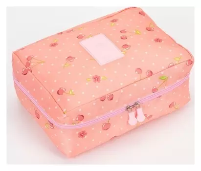 Косметичка на молнии, цвет розовый