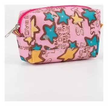 Косметичка на молнии, цвет розовый