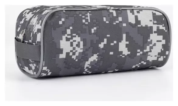 Косметичка на молнии, цвет серый