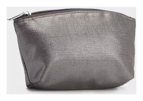 Косметичка на молнии, цвет серый