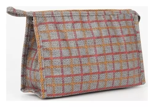 Косметичка на молнии, цвет серый