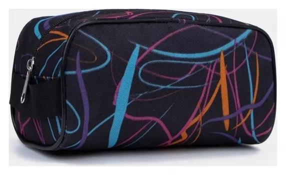 Косметичка на молнии, цвет синий