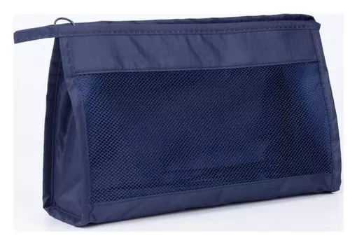 Косметичка на молнии, цвет синий