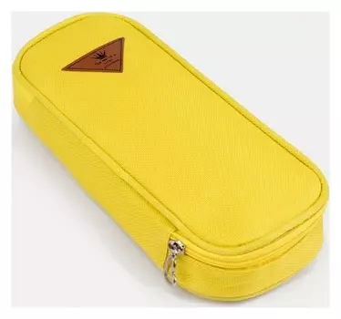 Косметичка на молнии, цвет жёлтый