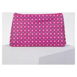 Косметичка простая, отдел на молнии, цвет малиновый