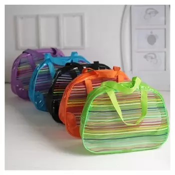 Косметичка пвх, отдел на молнии, 2 ручки