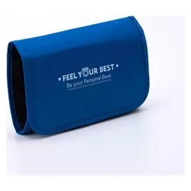 Косметичка раскладная, отдел на кнопках, цвет ярко-синий