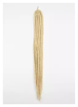 Косы для афрорезинок, 60 см, 15 прядей (Ce), цвет белый(#613)