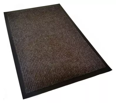 Ковер входной влаговпитывающий комфорт 400х600мм коричневый