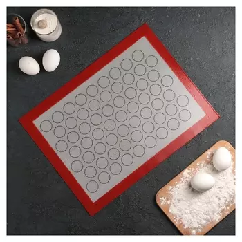 Коврик армированный для макаронс 40×30 см