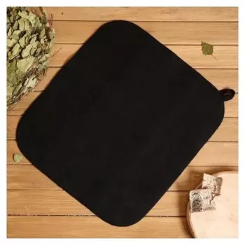 Коврик банный 50*40 см, черный