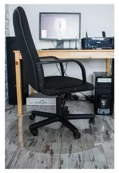 Коврик Bsl_поликарбонат Clear круг D 1000х1 мм для паркета/лам