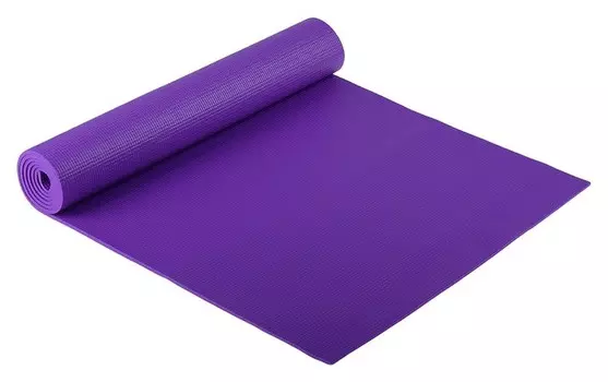Коврик для йоги 173 х 61 х 0,6 см, цвет фиолетовый