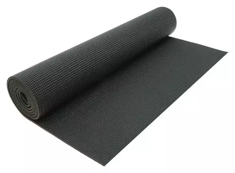 Коврик для йоги 173 × 61 × 0,5 см, цвет чёрный