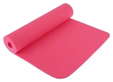 Коврик для йоги 183 × 61 × 0,8 см, цвет розовый