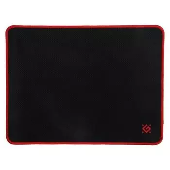 Коврик для мыши Defender Black M, игровой, 360x270x3 мм, чёрно-красный