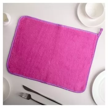Коврик для сушки посуды 40×30 см, микрофибра