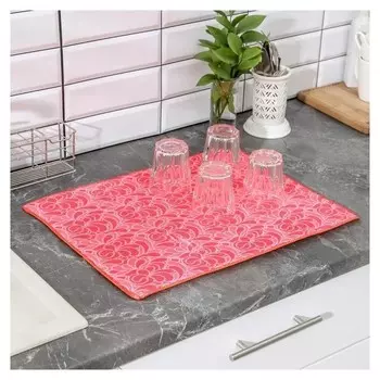 Коврик для сушки посуды двухсторонний