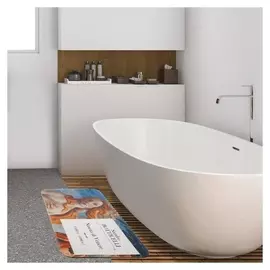 Коврик для ванной этель "Ботичелли", 80х50 см, велюр