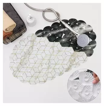 Коврик для ванны доляна «Бурлеск», 35×65 см