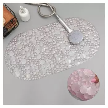 Коврик для ванны доляна «Шампанское», 35×67 см