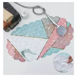 Коврик для ванны доляна «Вэг», 35×65 см