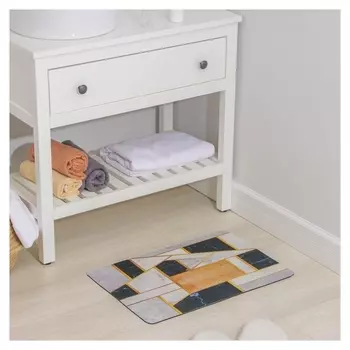 Коврик доляна «Каменная геометрия», 40×60 см