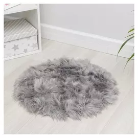 Коврик доляна «Вини», 60×60 см, цвет серый