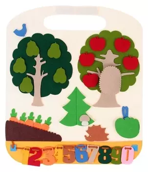 Коврик-игралка в дорогу "Лес"